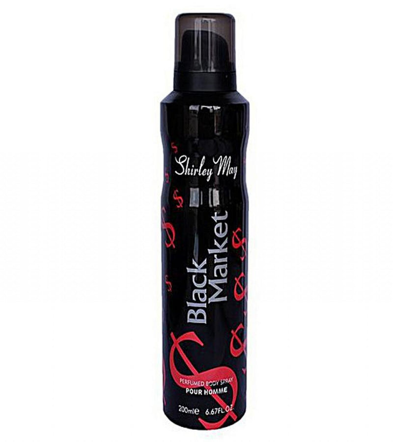Shirley May Black Market Body Spray Deodorant For Men ƒ?? 100 ml