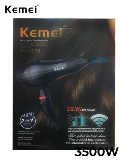 KEMEi Heavy Duty Professional Hair Dryer KM-3279