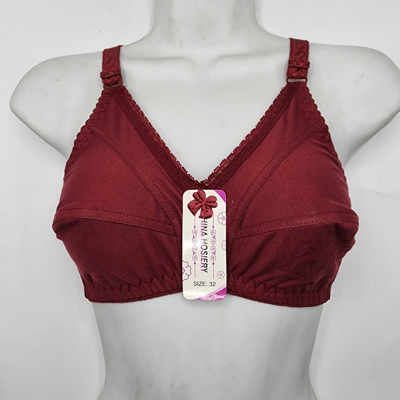 Buy Maroon Clothing Front Open Sports Bra - Rose at Rs.413 online