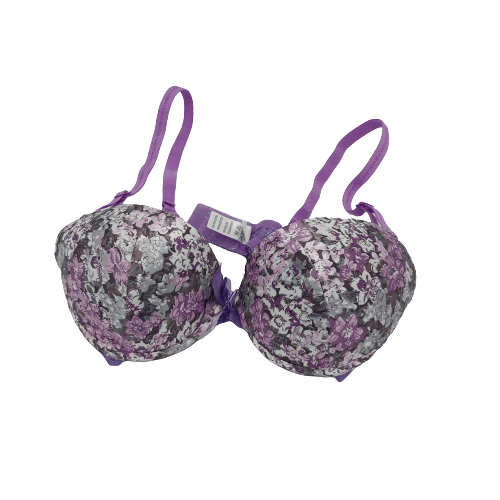 Coobie Intimates Silky Floral padded branded Bra-Purple, Sale Price in  Pakistan
