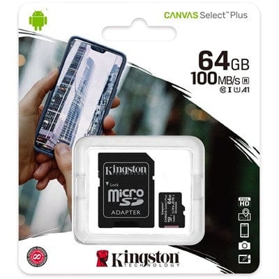 Baba Boota 64GB Kingston Canvas Select Plus microSD Card SDCS2