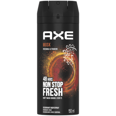 Baba Boota AXE Musk Deodorant Body Spray 48 Hours Non Stop Fresh 150ml