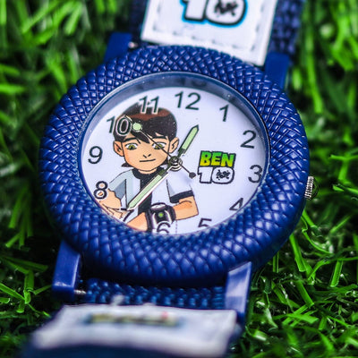 Ben10 Baby Cloth Type Strap Baby Watch - Baba Boota