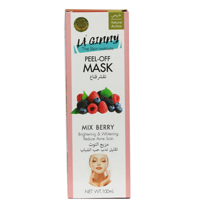 La Ginny Mix Berry Peel Of Mask, Brightening & Whitening, 100ml