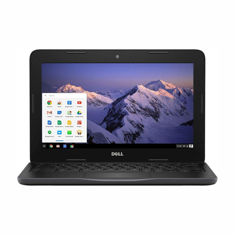 Dell Inspiron Chromebook 11 3100-11.6" HD -Intel Celeron N4000-4GB - 32GB eMMC - Play Store - Chrome OS - Black