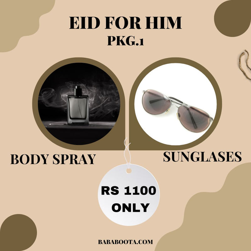 PACK OF(BODY SPRAY AND  SUNGLASES )