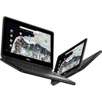 Dell Inspiron Chromebook 11 3100-11.6" HD -Intel Celeron N4000-4GB - 32GB eMMC - Play Store - Chrome OS - Black