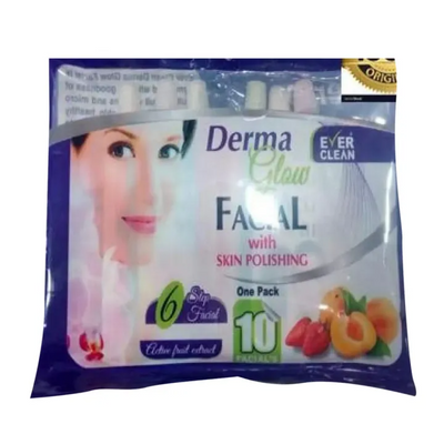 Derma Glow Facial -Pack of 6- skin polish kit