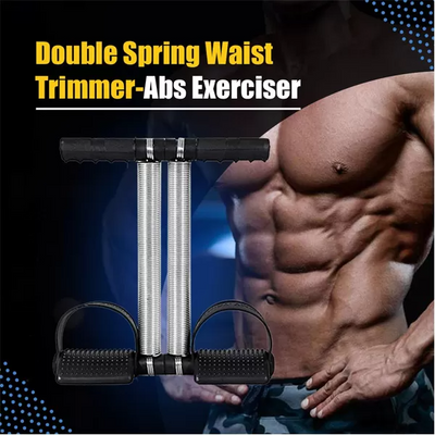 Tummy Trimmer Double Spring High Quality Belly Fat Burner Body Fitness Weight Loss Machine Home Gym For Men And Women