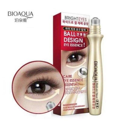 BioAqua Anti-Wrinkle Puffiness Roll-On Eye Ball For Dark Circle And eye Bag Removal -Skin Care 15ml