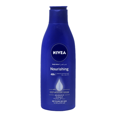 NIVEA Nourishing Body Lotion, Almond Oil, Extra Dry Skin, 125ml