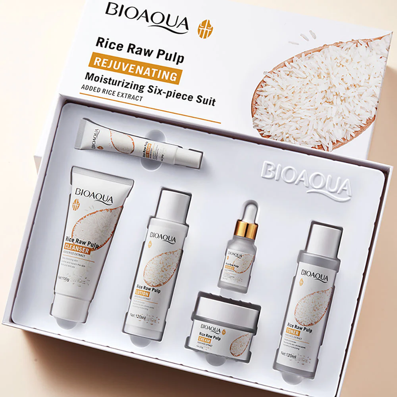 BIOAQUA Pack of 5 Rice Glow & Glowing Skincare Series
