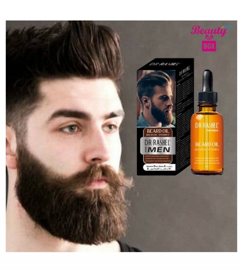 Dr. Rashel Beard Oil With Argan Oil + Vitamin E For Men