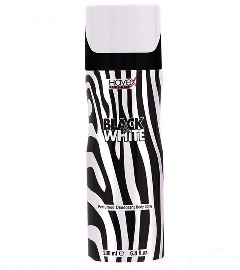 Havex Black and White Body Spray Deodorant For Men ƒ?? 200 ml
