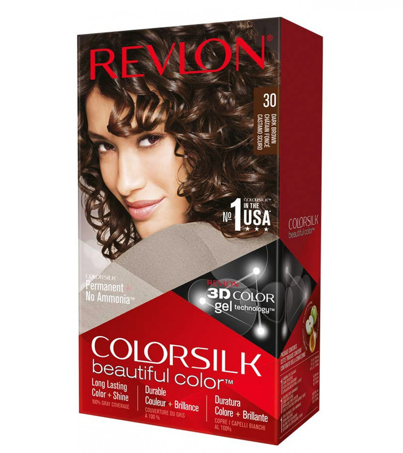 Revlon Hair Color For Unisex ƒ?? No. 30 ƒ?? Dark Brown Color