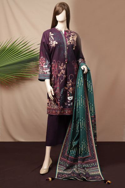 Printed Khaddar 3 Piece