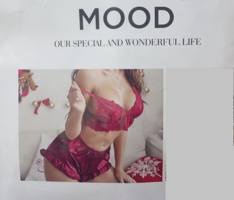 Mood Special & Wonderful Life 1020 Nighty - Maroon