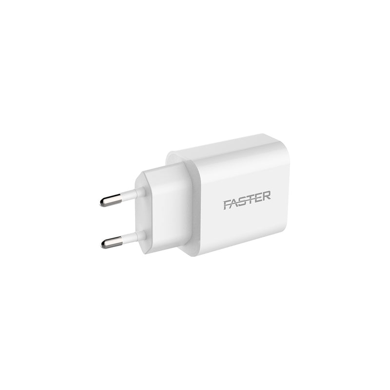 FASTER PD20W-EU Type-C Super Fast Charging Adapter For iPhone (x to 13 pro)