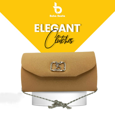 Fancy Clutch With Buckle For Ladies Bababoota.com