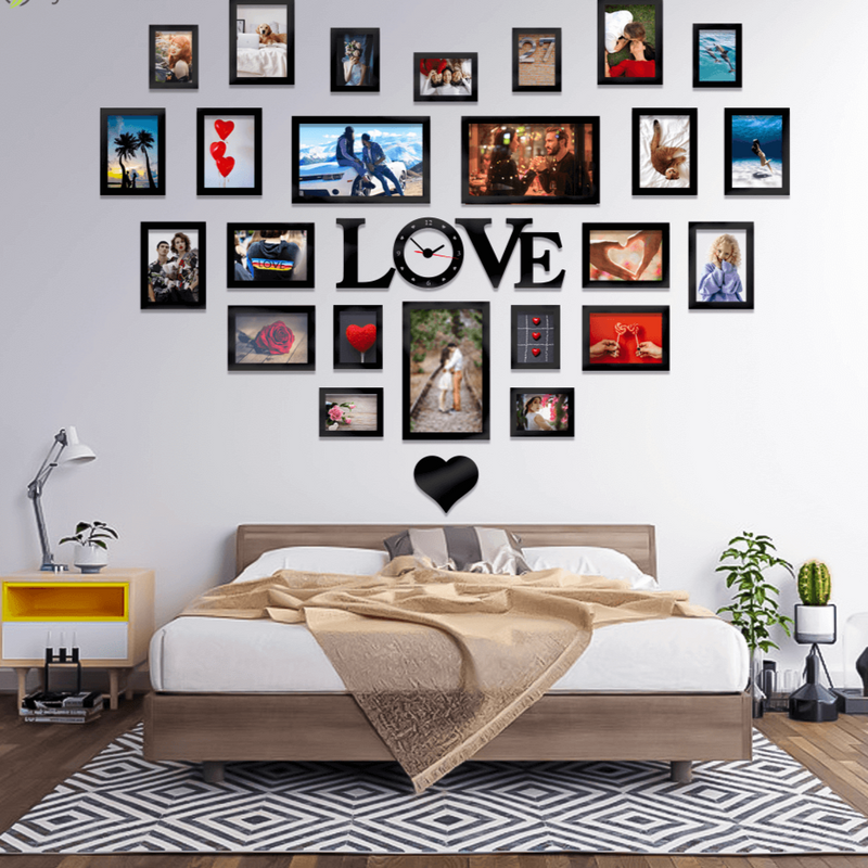 Love Photo Frames Clock Bababoota.com