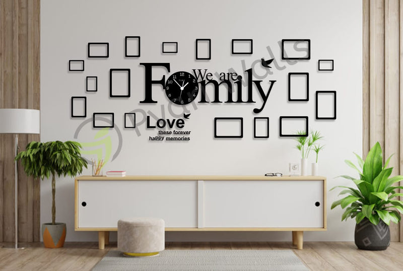 Family Frames Clock