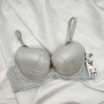 Embroided Net padded Bra - Grey | Sale Price in Pakistan | Bababoota.com