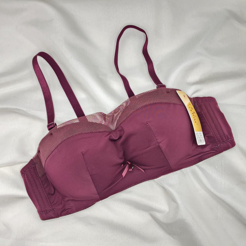 Imported Soft Paded Form Pushup Bra Blouse Brazzer 8331- Purple, Sale  Price in Pakistan