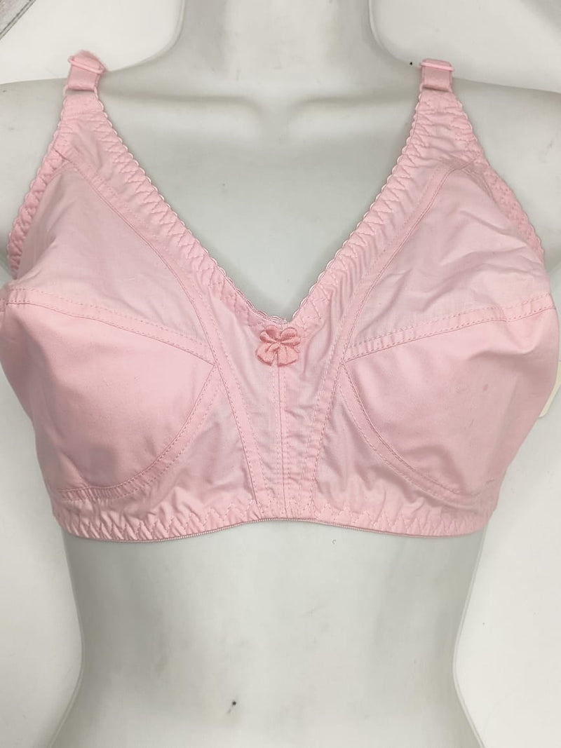 HFG Soft Non Padded Bra PINK badge Imported Style Bra Brief Blouse