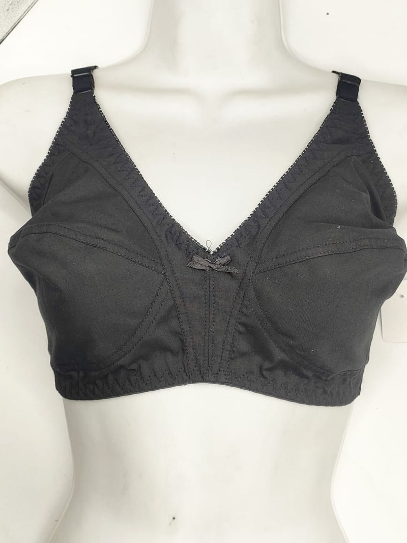 HFG SOFT BRA Non Padded Bra Cotton bra for women - Black | Sale Price in Pakistan | Bababoota.com
