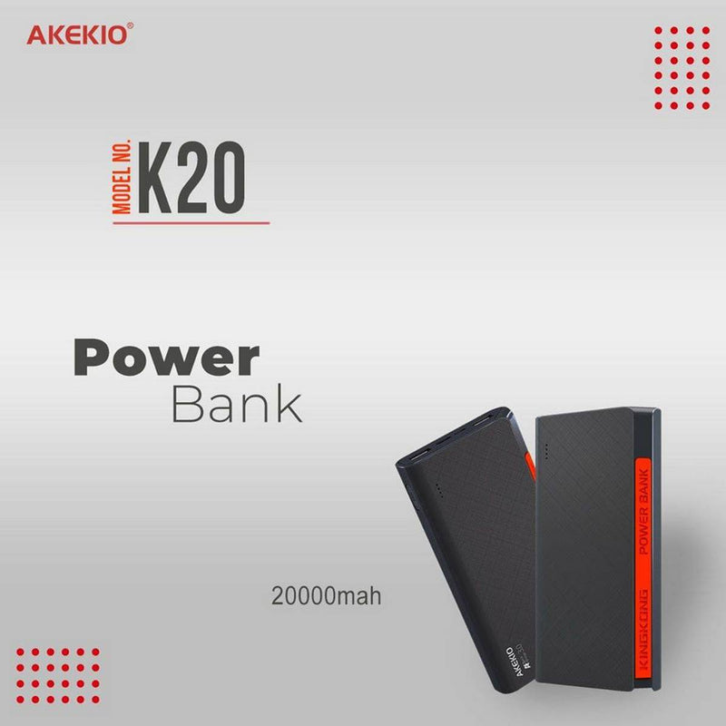 Baba Boota AKEKIO K20 Power Bank 20000mAh QC 3.0