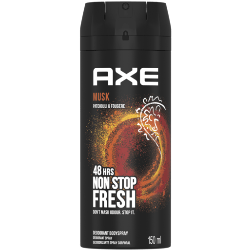 Baba Boota AXE Musk Deodorant Body Spray 48 Hours Non Stop Fresh 150ml