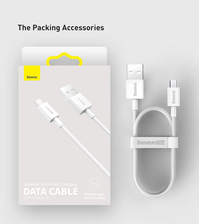 Baba Boota Baseus Superior Series Fast Charging Data Cable USB to Micro 2A