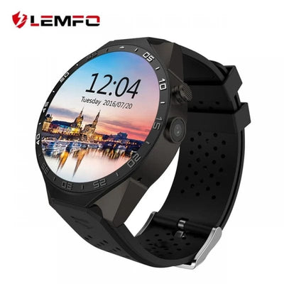 Baba Boota Black LEMFO KW88 3G Smart watch