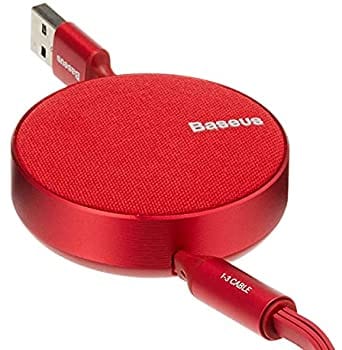 Baba Boota Cable Red Baseus Fabric 3-in-1 Flexible USB Cable