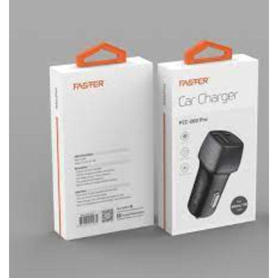 FASTER Car Charger FCC-200 Pro with Android Cable - Baba Boota