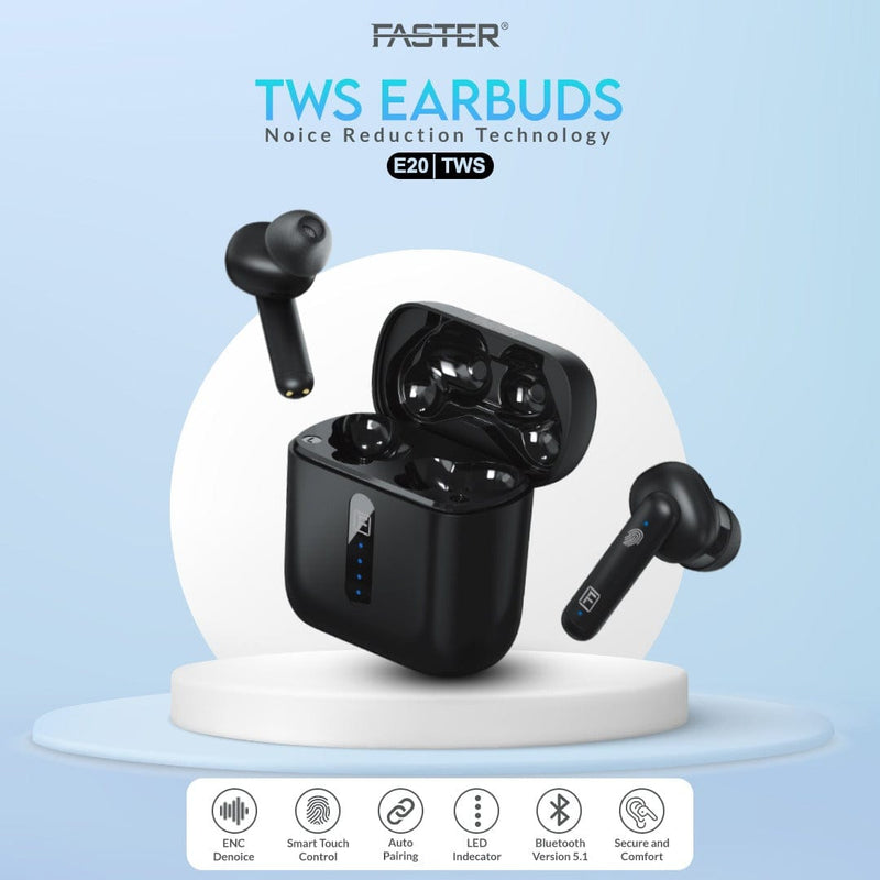 Baba Boota E20 ENC Faster TWS Earbuds