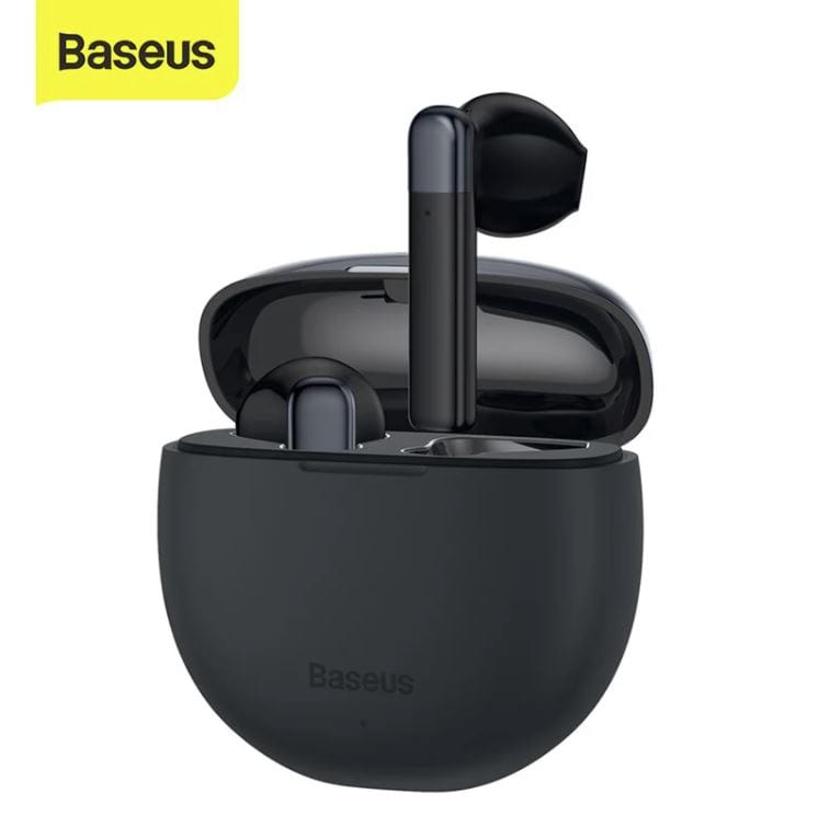 Baba Boota Electronics Baseus Air Nora True Wireless (TWS) GPS Function Earphones-Black