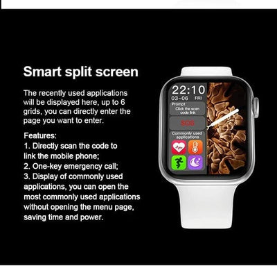Baba Boota HX68 Plus Smart Watch 1.75"HD Bluetooth Calls Custom Wallpaper Smartwatch