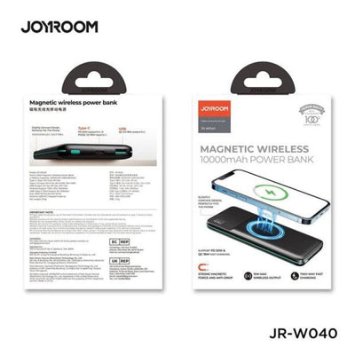 Baba Boota Joyroom (JR-W040) 10000mAh Magsafe Wireless + Wired Power Bank-Black