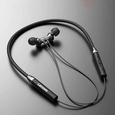 Lenovo HE05 Bluetooth Headphones Wireless BT5.0 Ergonomic Magnetic Sports Running Waterproof Earphones Noise Canceling-Bababoota.com