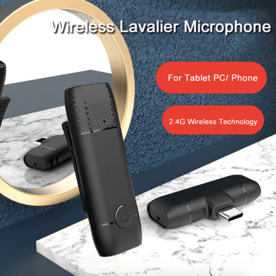 Baba Boota M9 Wireless Lavalier Microphone Type-C / Iphone Lightning Audio Video Recording Portable Live Game Tik Toker Mic