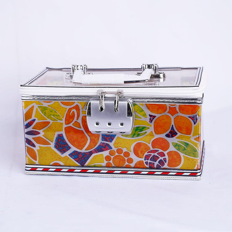 Makeup Organizer Box with Flowers Pattern - Baba Boota