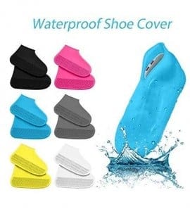 Baba Boota MEN FASHION Non-Slip Silicone Rain Boot Shoe Cover Waterproof Reusable Foldable Overshoes Large Size 41 to 45