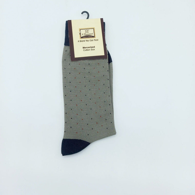 Baba Boota mens socks XE Mercerized Cotton Men Socks Dotted