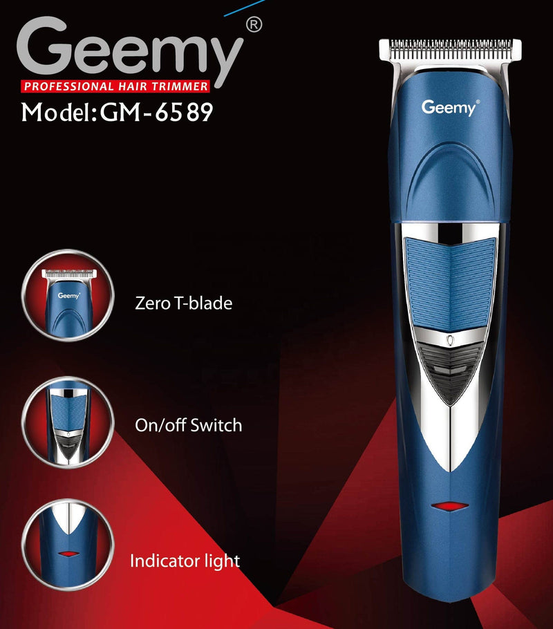 Baba Boota Original GEEMY GM-6589 Professional Rechargeable Electric Hair Clipper Cordless Hair Trimmer