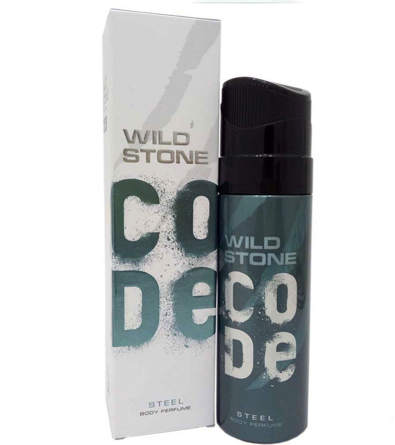 Baba Boota Perfume & Cologne Wild Stone Code Steel Perfume Body Spray For Men - 120 ml