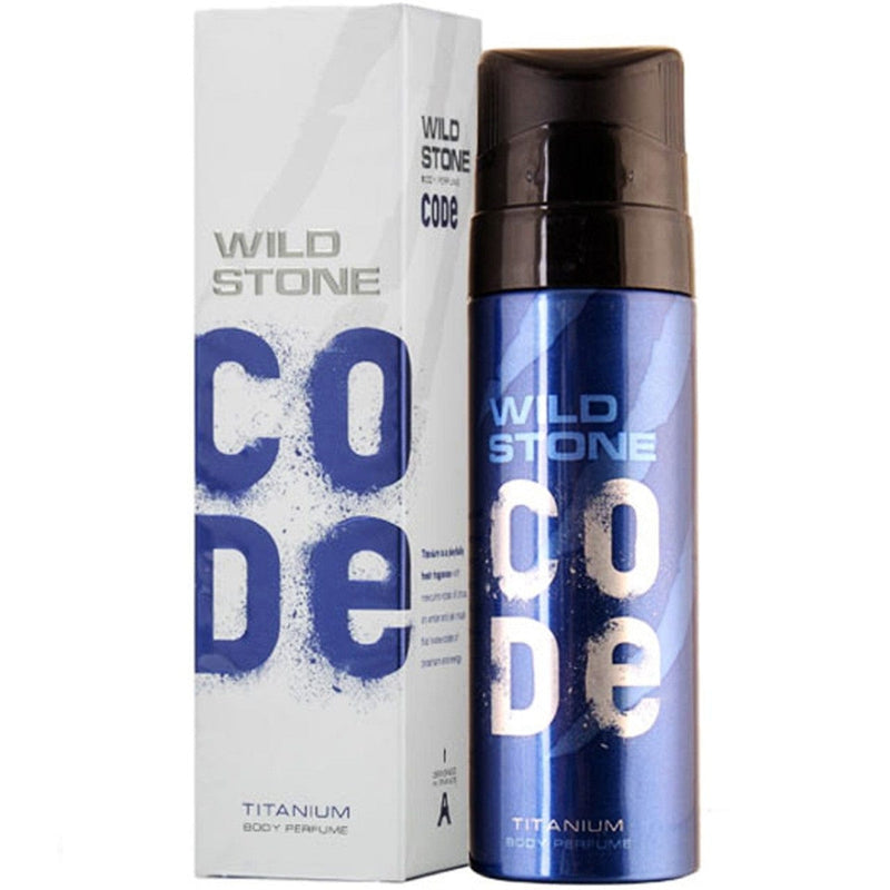 Baba Boota Perfume & Cologne Wild Stone Code Titanium Perfume Body Spray For Men - 120 ml