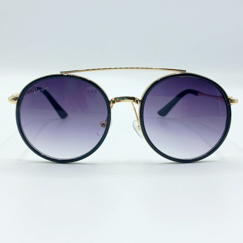 Baba Boota Rayy-Ban Purple Golden Men Sunglasses