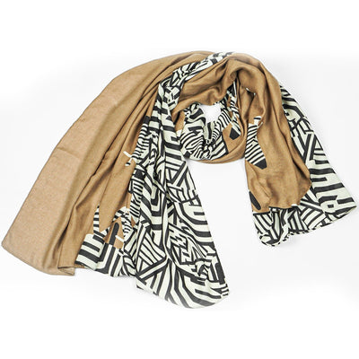 Baba Boota scarves Replica Digital Scarf Zebra Style