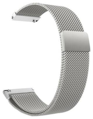 Milanese Pin Magnetic Loop Watch Band Strap Stainless Steel Smart Watch 22mm-Bababoota.com